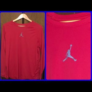 Jordan training DRI FIT long sleeve sport shirt